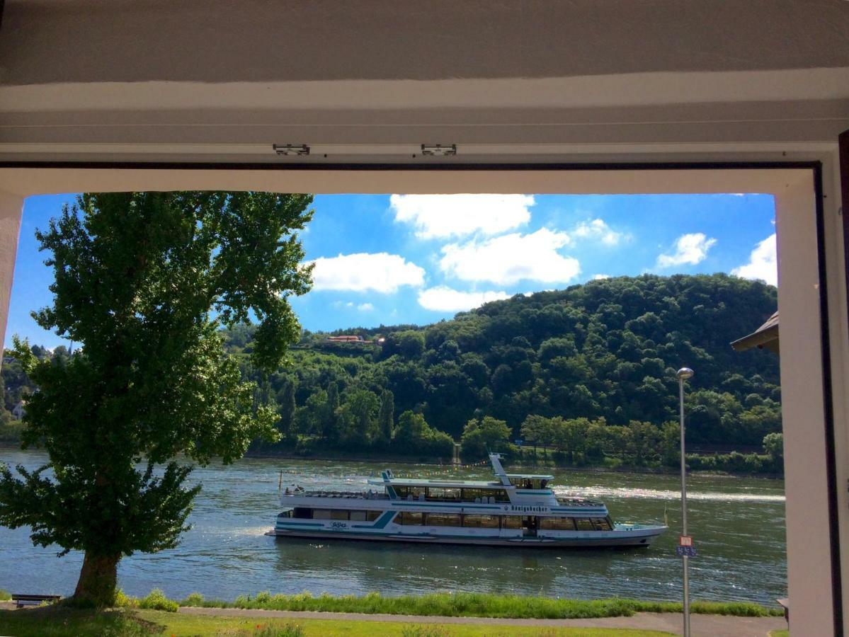 Apartament Haus Am Ufer Mit Rheinpanoramablick Koblencja Zewnętrze zdjęcie