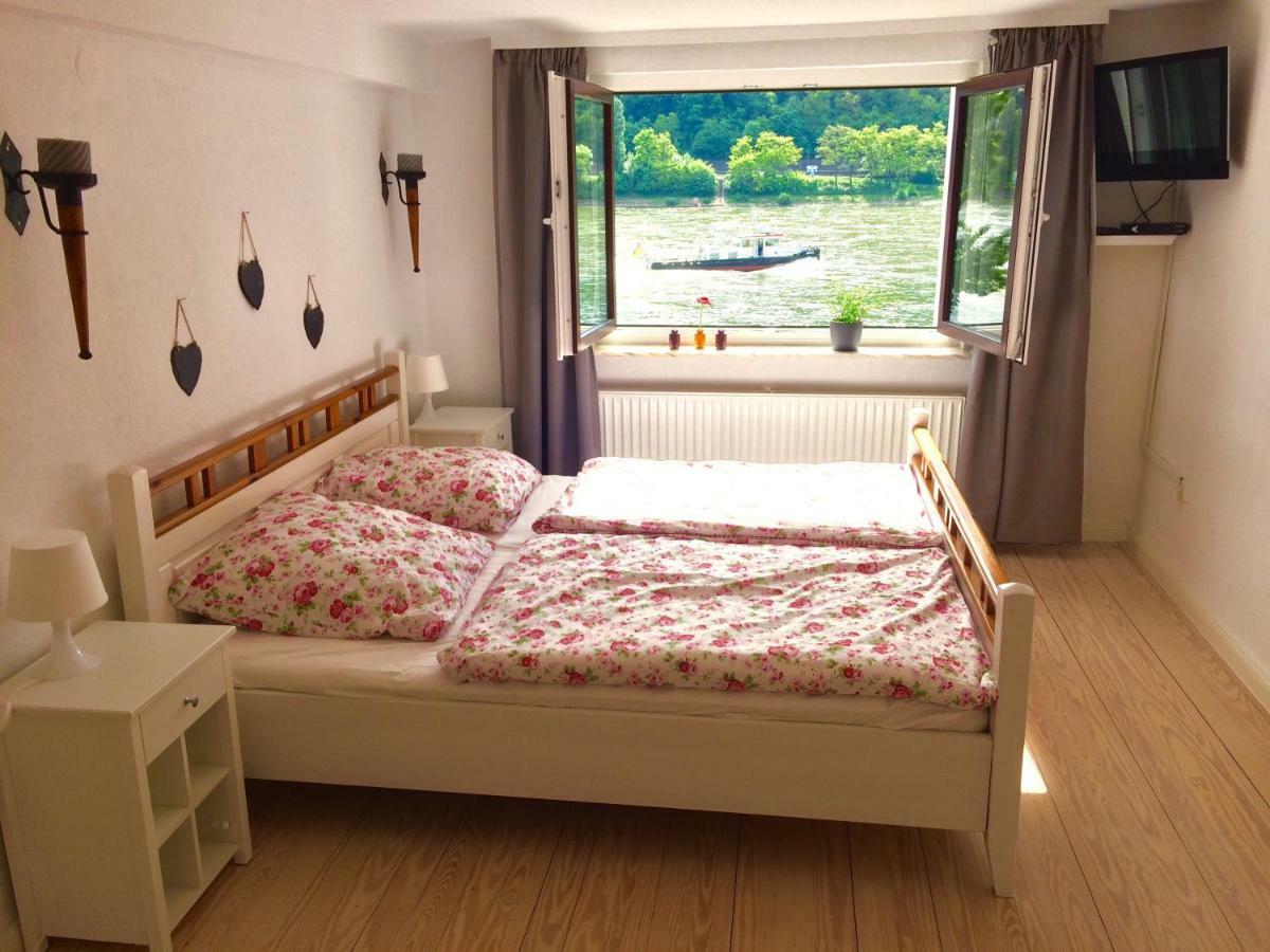 Apartament Haus Am Ufer Mit Rheinpanoramablick Koblencja Zewnętrze zdjęcie
