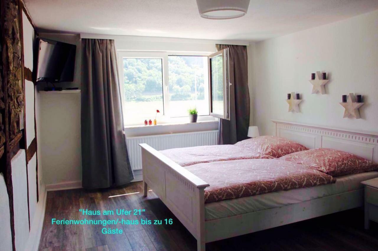 Apartament Haus Am Ufer Mit Rheinpanoramablick Koblencja Zewnętrze zdjęcie