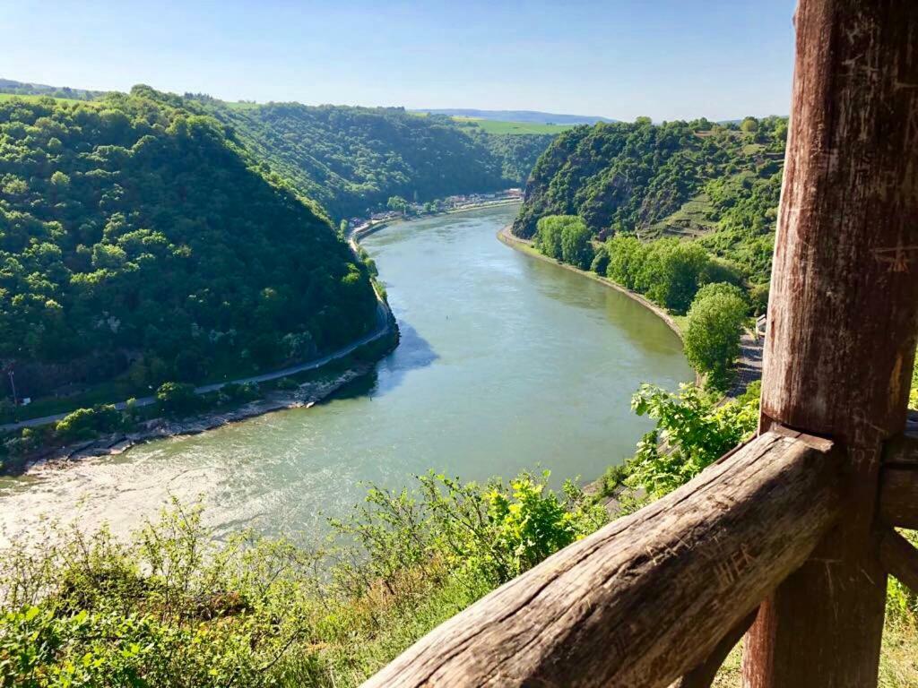 Apartament Haus Am Ufer Mit Rheinpanoramablick Koblencja Zewnętrze zdjęcie